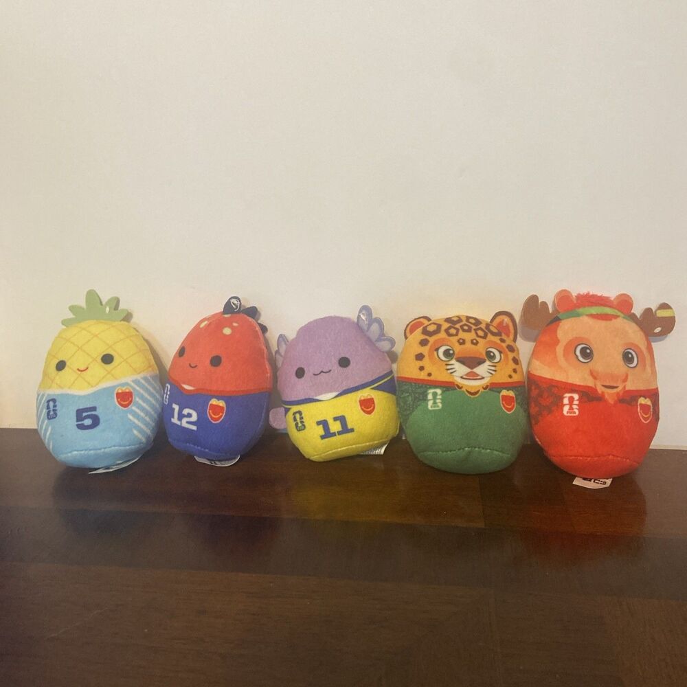 McDonalds FIFA World Cup 2026 Squishmallows Lot 5 Maui Dolan Monica Zayu Maple